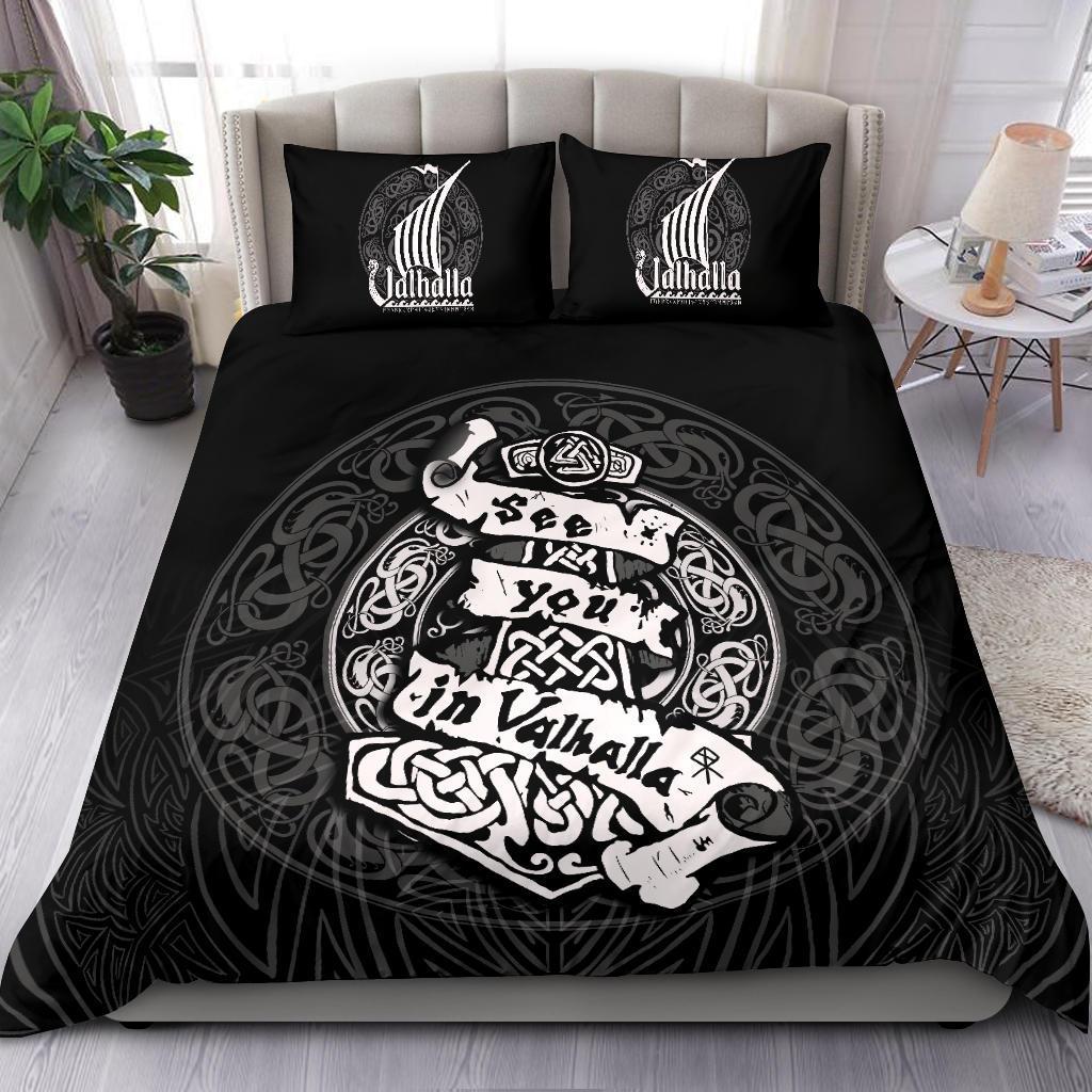 Viking Bedding Set See You In Valhalla RLT12 - Wonder Print Shop