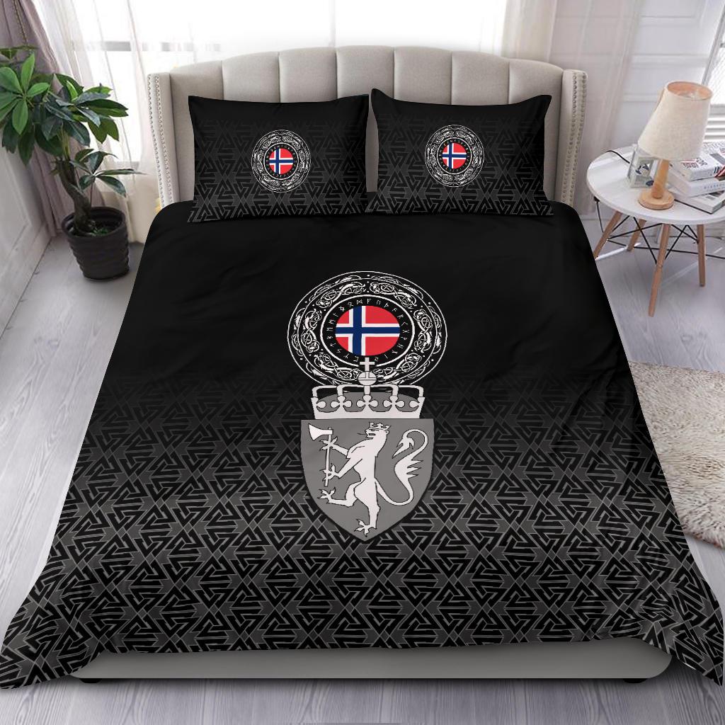 Viking Bedding Set Norway Coat Of Arms RLT12 - Wonder Print Shop