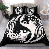 Viking Bedding Set Ying Yang Wolf RLT12 - Wonder Print Shop