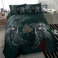 Viking Bedding Set, Ravens Skull Tattoo 9 RLT12 - Wonder Print Shop