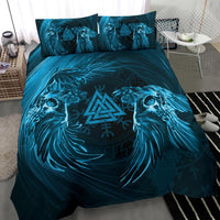 Viking Bedding Set, Ravens Skull Tattoo 9 RLT12 - Wonder Print Shop