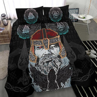 Viking Bedding Set, Odin Valknut and Triple Horn RLT12 - Wonder Print Shop