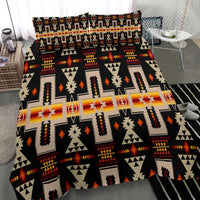 Black Tribe Design Native American Bedding Set LT10 - Wonder Print Shop