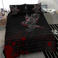 Viking Bedding Set The Raven Of Odin Rune Blood RLT12 - Wonder Print Shop