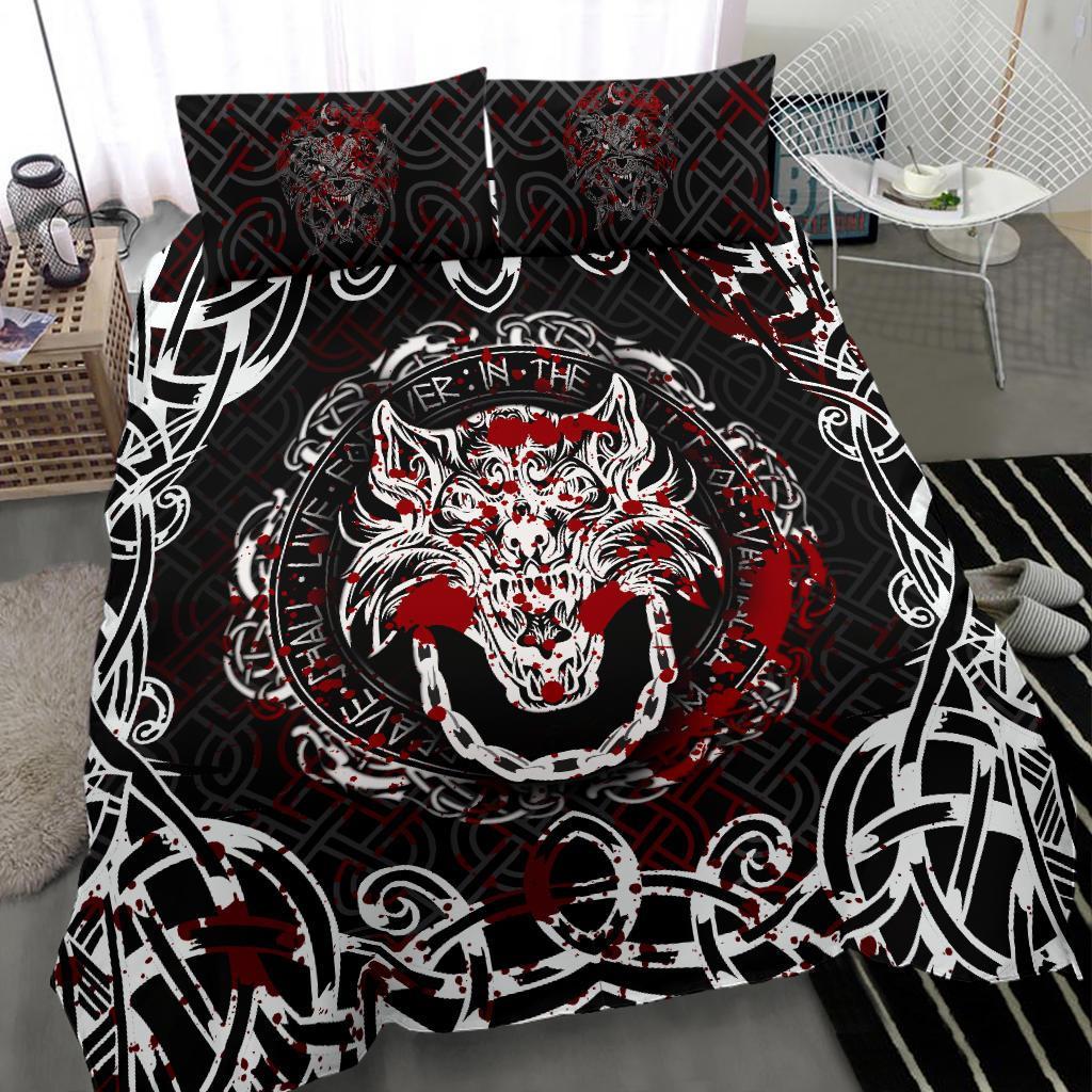 Viking Bedding Set Fenrir Viking Blood 3D RLT12 - Wonder Print Shop