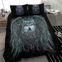 Viking Bedding Set, Spiral Wolf Spirit RLT12 - Wonder Print Shop