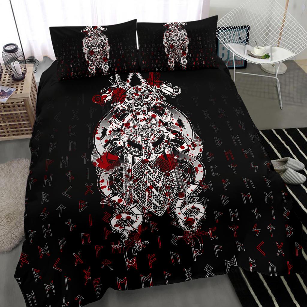 Viking Tyr Tattoo Blood Bedding Set RLT12 - Wonder Print Shop
