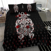Viking Tyr Tattoo Blood Bedding Set RLT12 - Wonder Print Shop