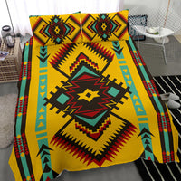 Native American Abstract Geometric Ornament Bedding Set LT10 - Wonder Print Shop