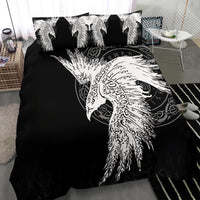 Viking Bedding Set Mystical Raven Tattoo Special RLT12 - Wonder Print Shop