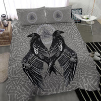 Viking Bedding Set Raven Valknut RLT12 - Wonder Print Shop
