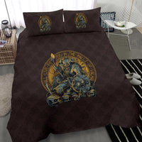 Viking Bedding Set Warrior Viking Shield Skull RLT12 - Wonder Print Shop