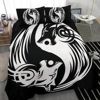 Viking Bedding Set Ying Yang Wolf RLT12 - Wonder Print Shop