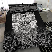 Viking Bedding Set Wolf and Raven Special RLT12 - Wonder Print Shop