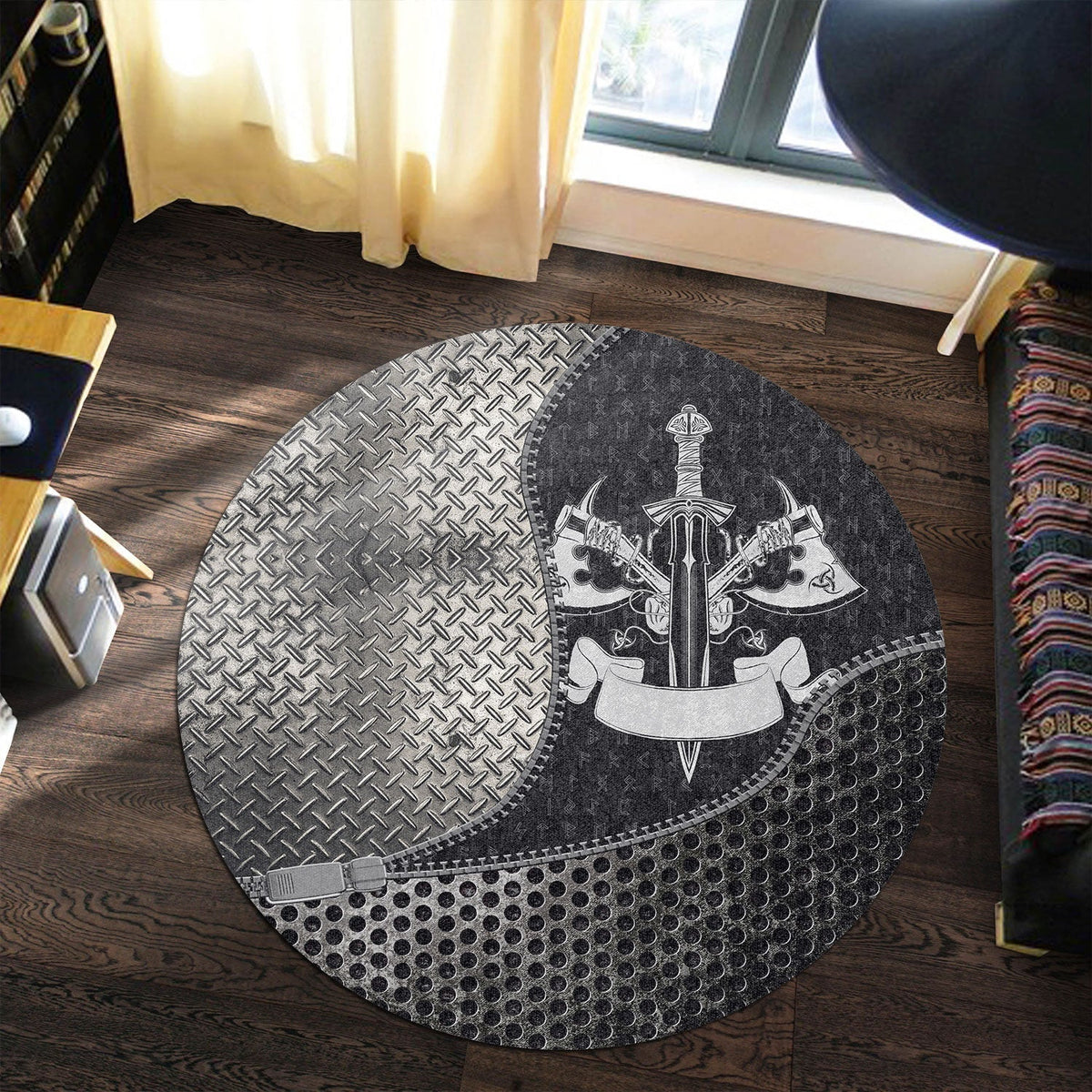 viking-carpet-axes-round-carpet