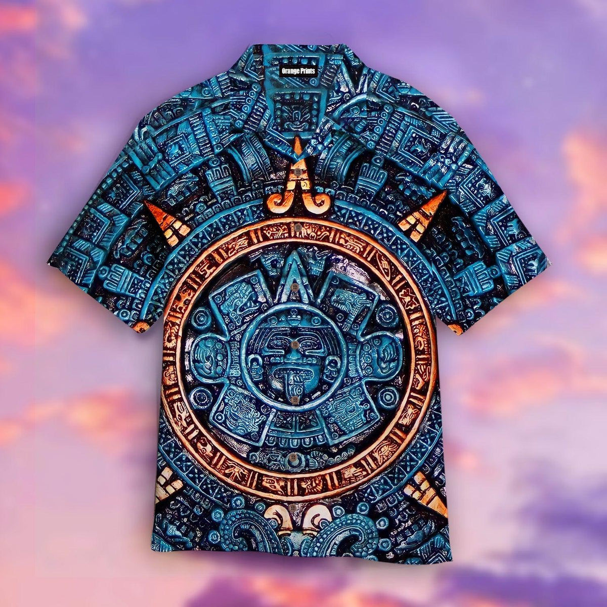 Aztec Art Hawaiian Shirt - Wonder Print Shop