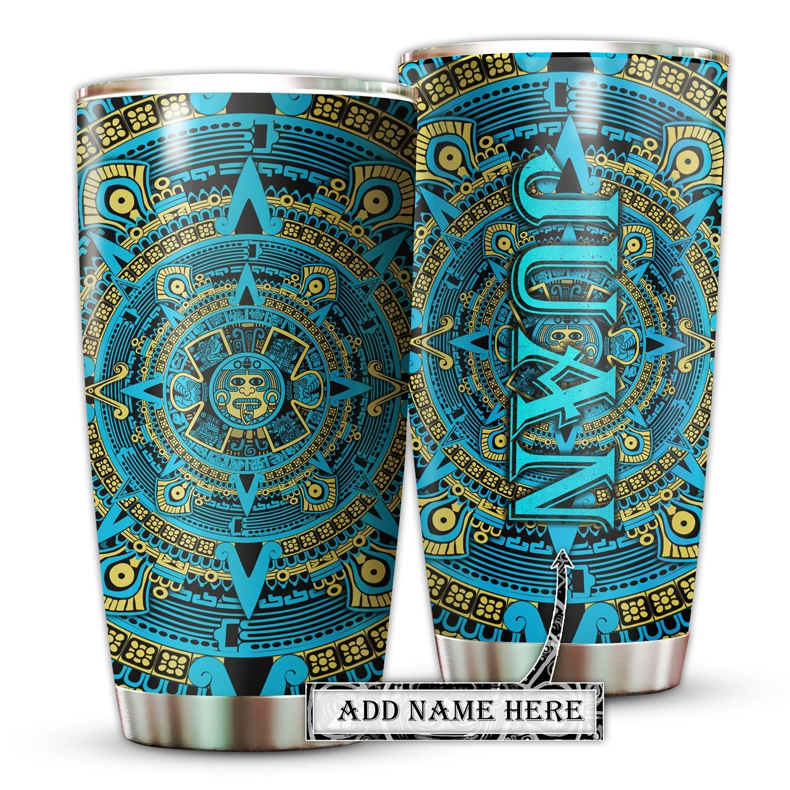 aztec-mexico-with-green-style-personalized-tumbler