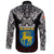 Viking Long Sleeve Button Shirt Aland Viking Symbol RLT12 - Wonder Print Shop