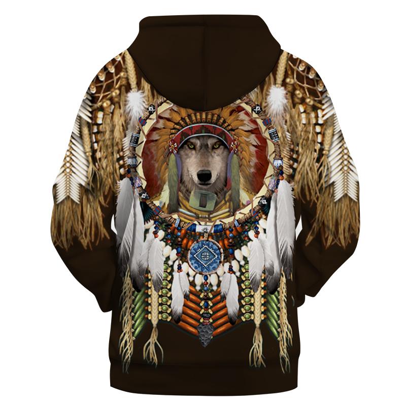 Chief Dreamcatcher Native American Hoodie LT10 - Wonder Print Shop