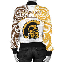 (KAIKAINA) Kanaka Mililani High School Bomber Jacket Demodern LT13 - Wonder Print Shop