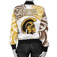 (KAOPUIKI KAIKAINA) Kanaka Mililani High School Bomber Jacket Demodern LT13 - Wonder Print Shop