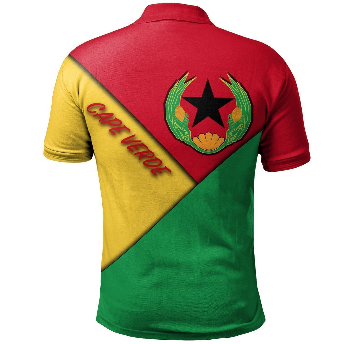 Cape Verde Polo Shirt Prior National Flag Of Cape Verde (1975 1992) - Wonder Print Shop