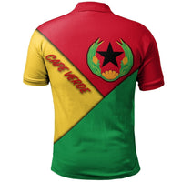 Cape Verde Polo Shirt Prior National Flag Of Cape Verde (1975 1992) - Wonder Print Shop