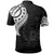 Samoa Polo Shirt Samoan Tatau White Patterns With Coat Of Arms - Wonder Print Shop