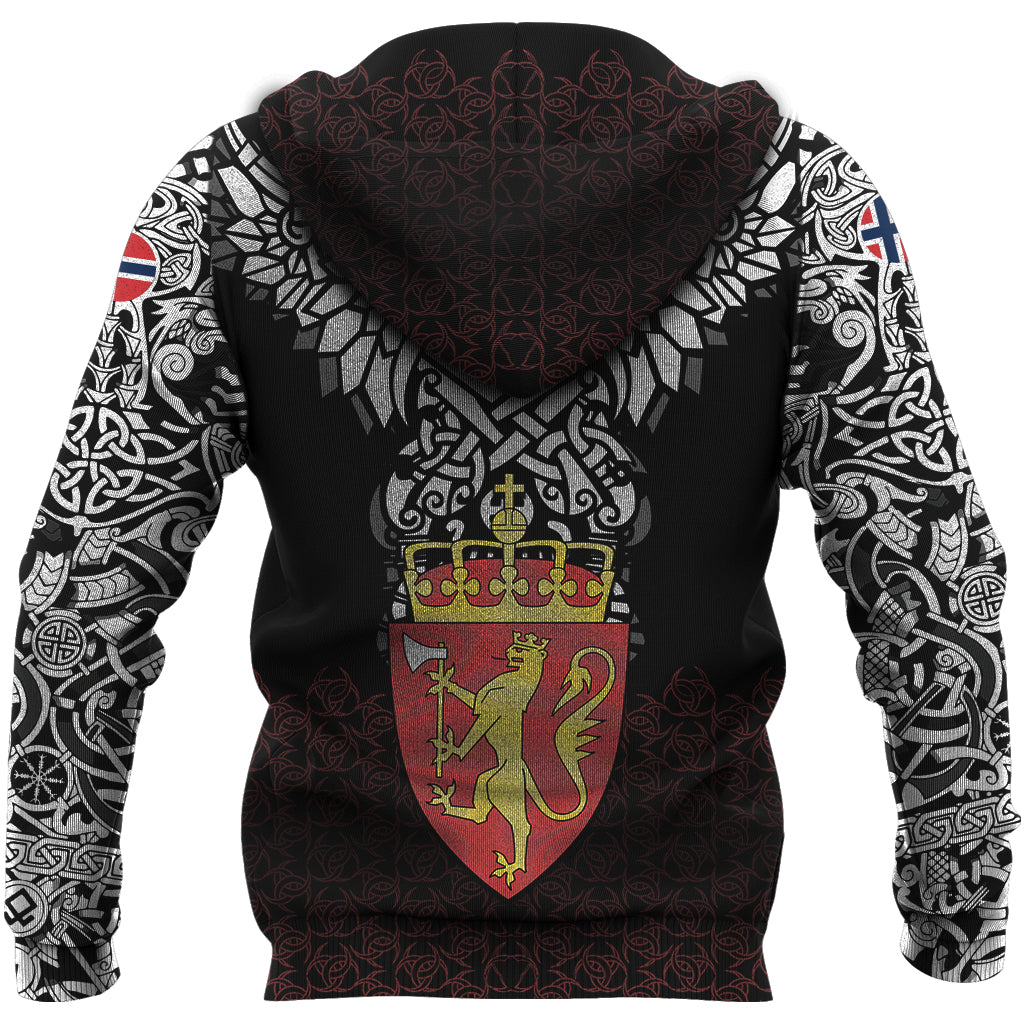 Viking Hoodie Norway Viking Symbol RLT12 - Wonder Print Shop