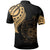Samoa Polo Shirt Samoan Tatau Gold Patterns With Coat Of Arms - Wonder Print Shop
