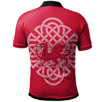 Wales Celtic Polo Shirt Cymru - Wonder Print Shop
