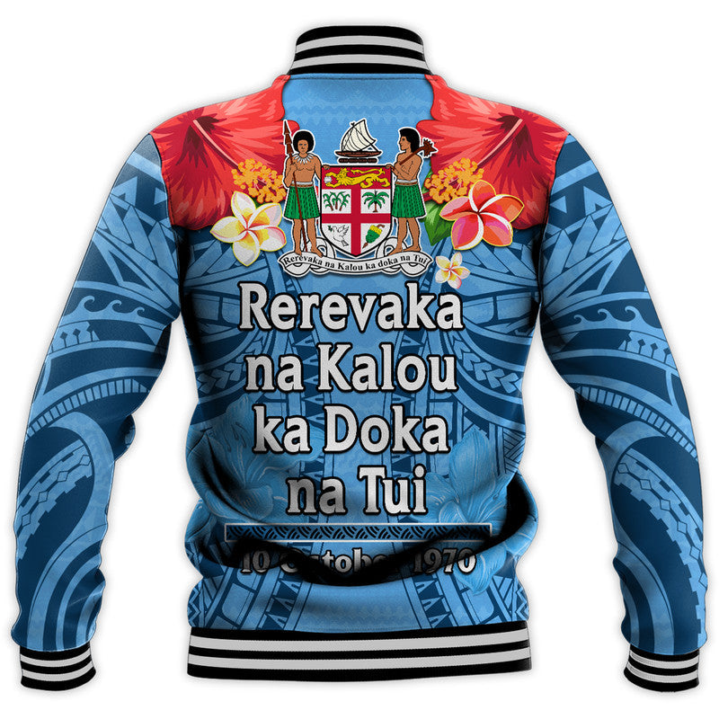 Fiji 1970 Baseball Jacket Happy 52 Years Independence Anniversary - Wonder Print Shop