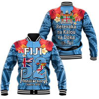 Fiji 1970 Baseball Jacket Happy 52 Years Independence Anniversary - Wonder Print Shop