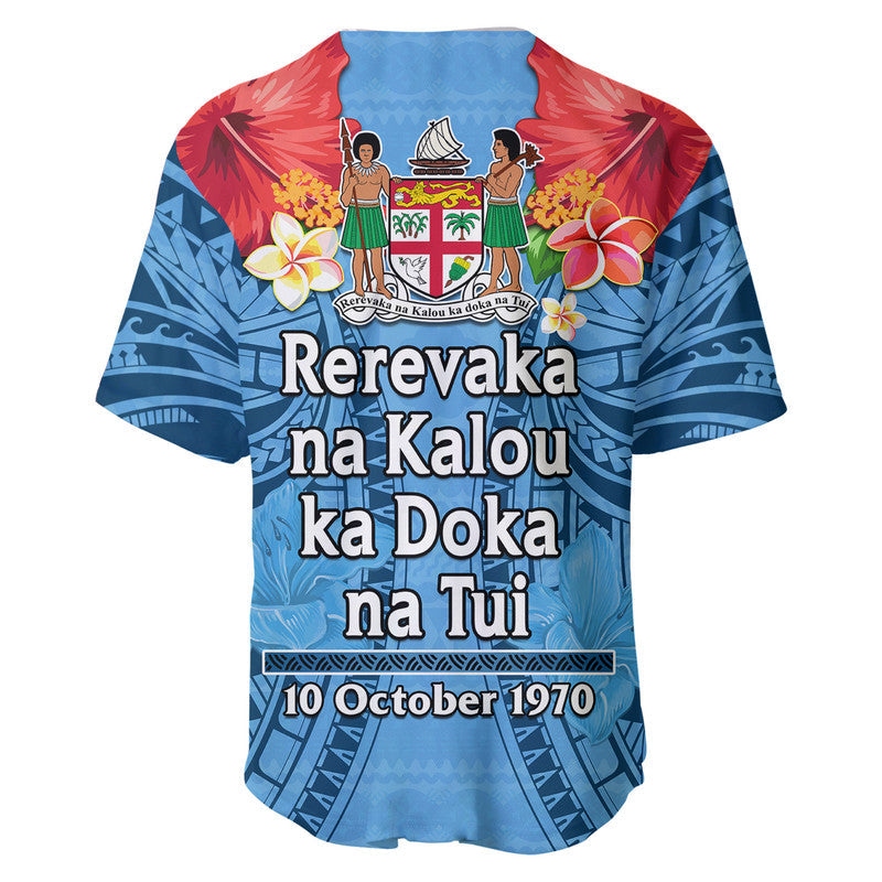 Fiji 1970 Baseball Jersey Happy 52 Years Independence Anniversary - Wonder Print Shop
