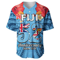 Fiji 1970 Baseball Jersey Happy 52 Years Independence Anniversary - Wonder Print Shop