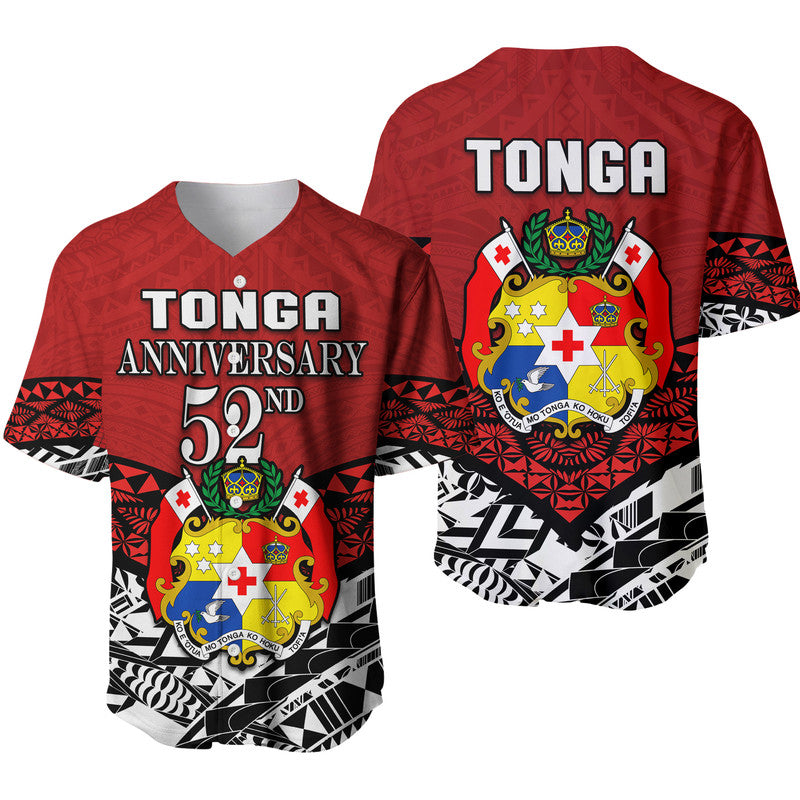 Tonga Baseball Jersey Independence Anniversary Special Version 2022 - Wonder Print Shop