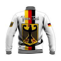 (Custom Personalised) Germany Baseball Jacket Grunge Deutschland Map and Coat Of Arms LT13 - Wonder Print Shop
