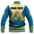 (Custom Personalised) Sweden Baseball Jacket Swedish Coat Of Arms With Scandinavian Flowers - Wonder Print Shop