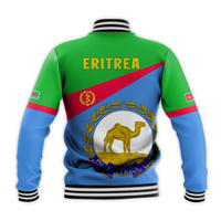 (Custom Personalised) Eritrea Baseball Jacket Flag - Eritrea Lovers LT13 - Wonder Print Shop
