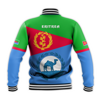 (Custom Personalised) Eritrea Baseball Jacket Flag 02 LT13 - Wonder Print Shop