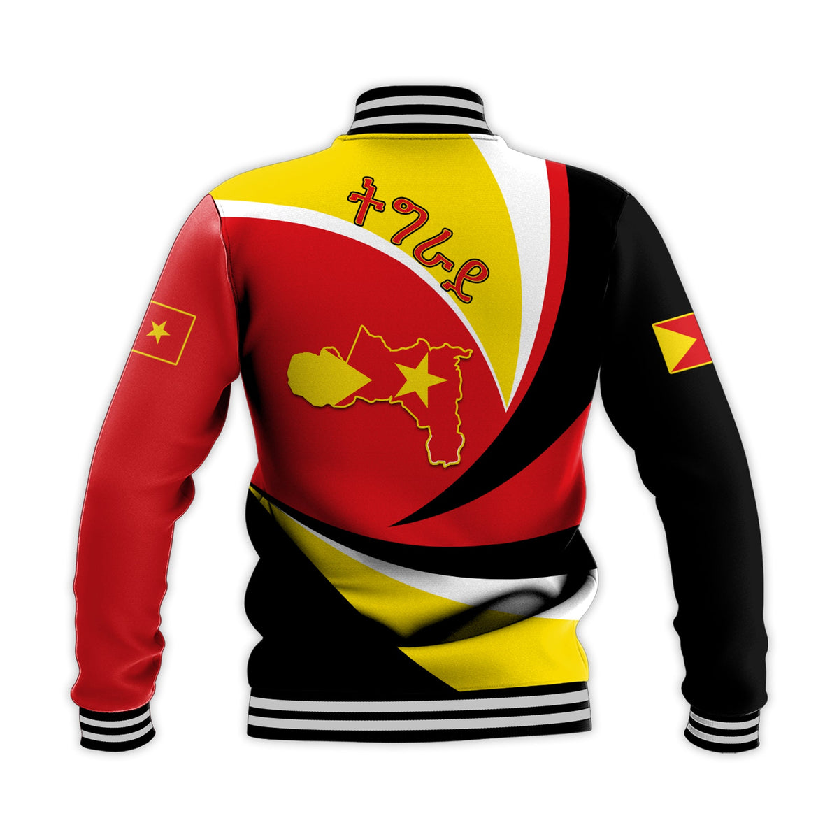 Tigray Baseball Jacket Style Color Flag LT13 - Wonder Print Shop