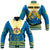 (Custom Personalised) Sweden Baseball Jacket Swedish Coat Of Arms With Scandinavian Flowers - Wonder Print Shop