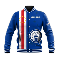 (Custom Personalised) Cape Verde Baseball Jacket Pride Cabo Verde LT13 - Wonder Print Shop