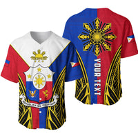 (Custom Personalised) Philippines Baseball Jersey Sun Rayonnant LT13 - Wonder Print Shop