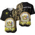 (Custom Personalised) Hawaiian Polynesian Baseball Jersey Gold Seal of Hawaii LT13 - Wonder Print Shop