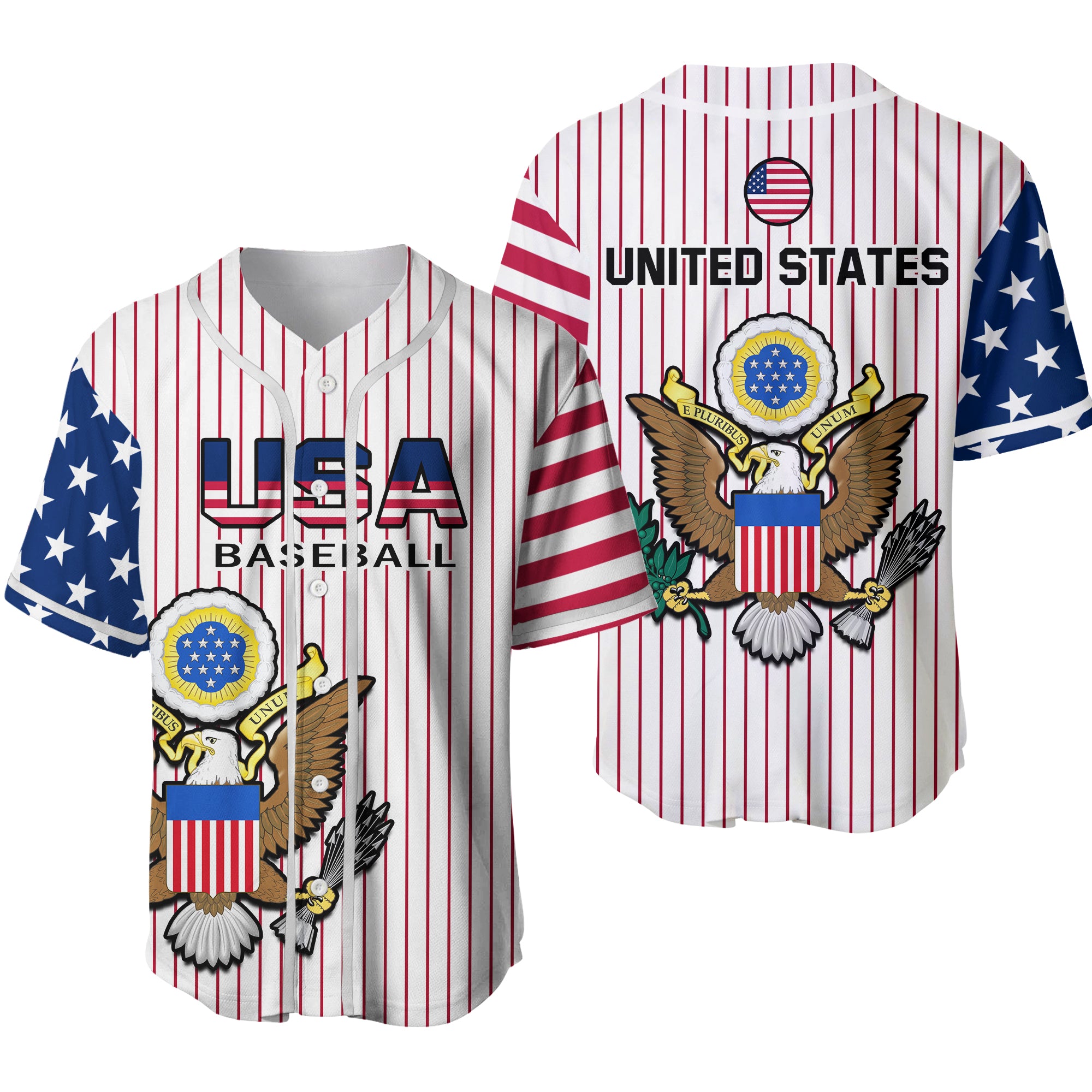 United States 2023 Baseball USA Coat Of Arms Baseball Jersey Ver.02 LT14