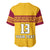 (Custom Text and Number) Sri Lanka Baseball Jersey Traditional Pattern and Lion Flag LT13 - Wonder Print Shop