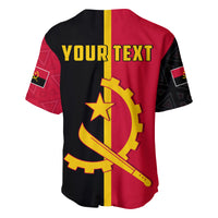 (Custom Personalised) Angola Baseball Jersey Star and Flag Style Sporty LT13 - Wonder Print Shop