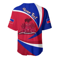 (Custom Personalised) Haiti Baseball Jersey Style Color Flag LT13 - Wonder Print Shop