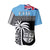 Fiji Tapa Pattern Baseball Jersey Coconut Tree LT13 - Wonder Print Shop